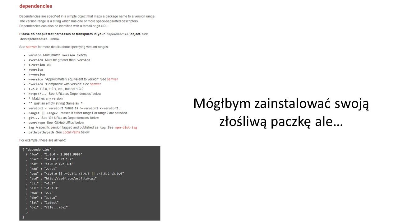 Złośliwa paczka NPM